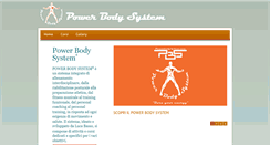 Desktop Screenshot of powerbodysystem.com